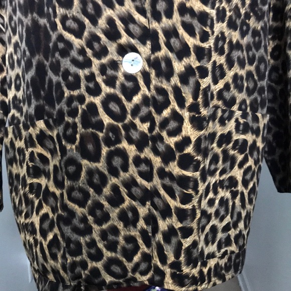 Vintage 1980’s Shoulder Padded Leopard Blazer 😘 - Picture 5 of 7